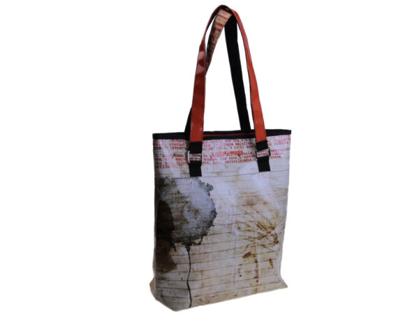 MAXI SHOPPER "DESIGNED BY RICCARDO CECCHETTI". MODEL SELZ MADE OF LORRY TARPAULIN. - Art Collection Paul Meccanico