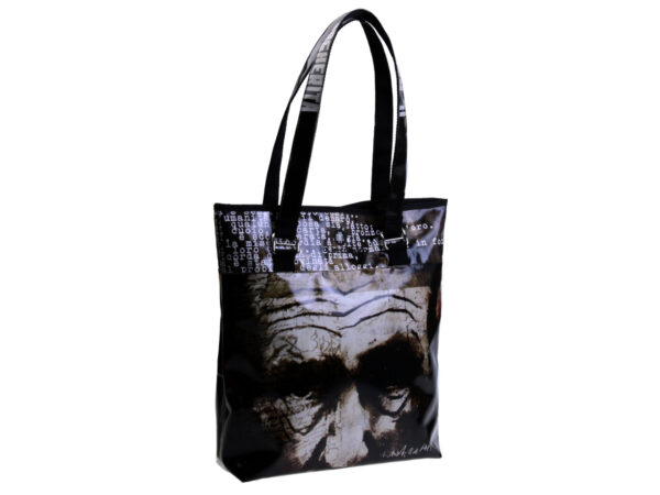 MAXI SHOPPER "DESIGNED BY RICCARDO CECCHETTI". MODEL SELZ MADE OF LORRY TARPAULIN. - Art Collection Paul Meccanico