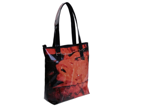 MAXI SHOPPER "DESIGNED BY RICCARDO CECCHETTI". MODEL SELZ MADE OF LORRY TARPAULIN. - Art Collection Paul Meccanico