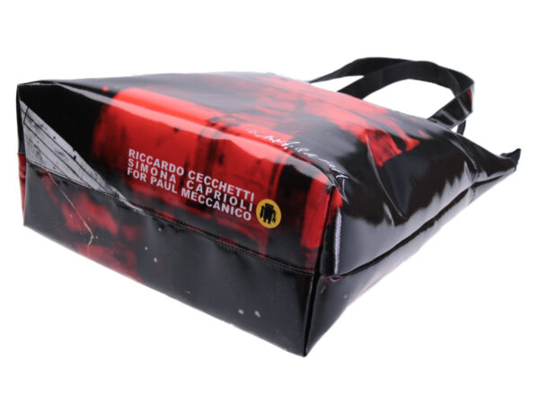 MAXI SHOPPER "DESIGNED BY RICCARDO CECCHETTI". MODEL SELZ MADE OF LORRY TARPAULIN. - Art Collection Paul Meccanico