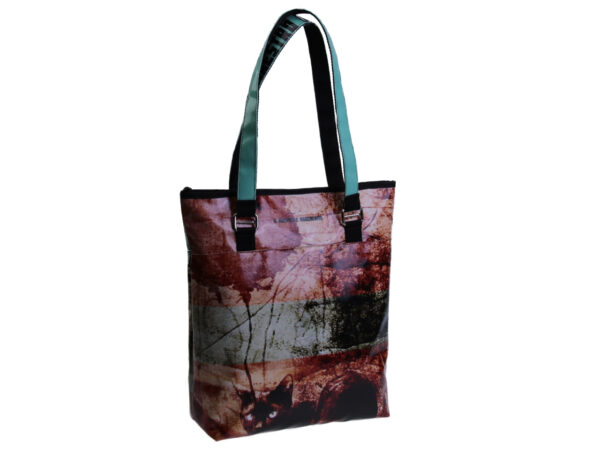 MAXI SHOPPER "DESIGNED BY RICCARDO CECCHETTI". MODEL SELZ MADE OF LORRY TARPAULIN. - Art Collection Paul Meccanico