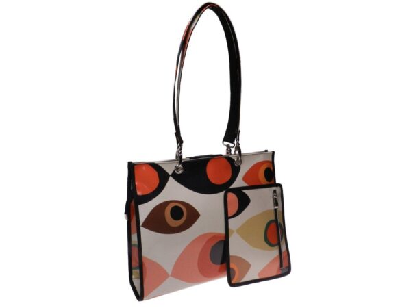 SHOPPER BAG BEIGE COLOUR. PEPE MODEL MADE OF LORRY TARPAULIN. - Unique Pieces Paul Meccanico