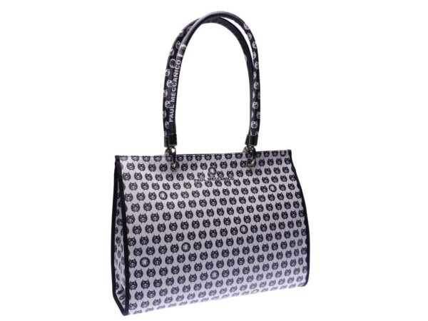SHOPPER BAG PAUL MECCANICO MADE OF HAMMERED FAUX LEATHER. PEPE MODEL ANIMAL PIXEL FANTASY. - Unique Pieces Paul Meccanico