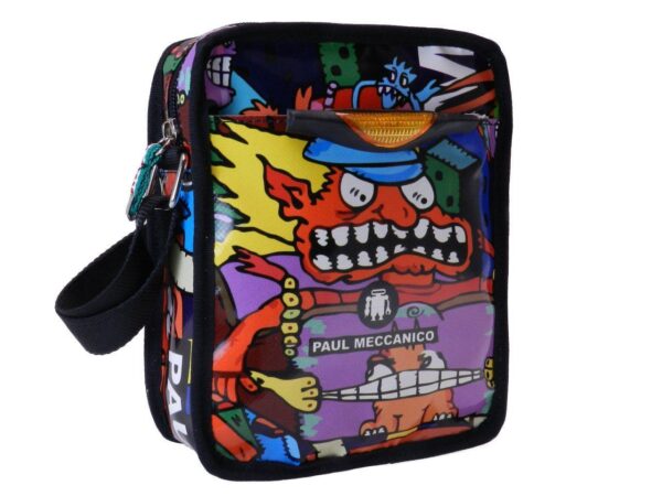 SHOULDER BAG MANGA FANTASY. STRATOS MODEL MADE OF LORRY TARPAULIN. - Limited Edition Paul Meccanico