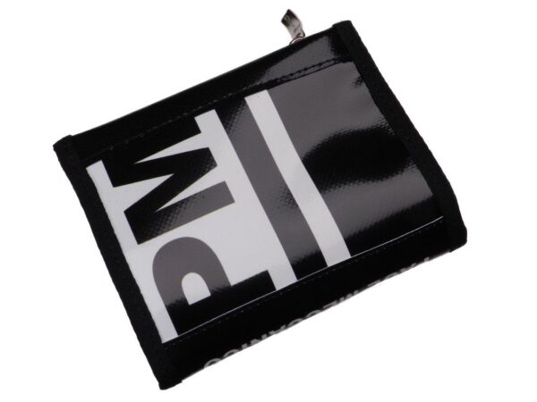 UNISEX WALLET BLACK AND WHITE COLOURS. MODEL TOK MADE OF LORRY TARPAULIN. - Limited Edition Paul Meccanico