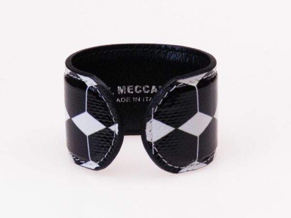 WOMAN BRACELET BLACK AND WHITE GEOMETRIC FANTASY. - Limited Edition Paul Meccanico