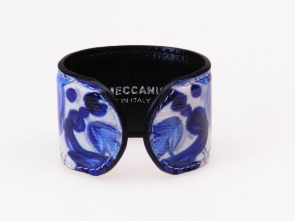 WOMAN BRACELET BLUE AND WHITE COLOURS MAJOLICA FANTASY. - Paul Meccanico