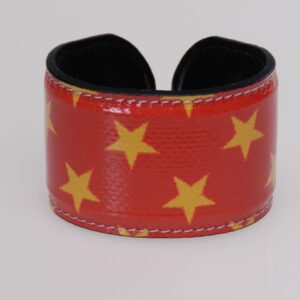 WOMAN BRACELET RED WITH STARS. - Limited Edition Paul Meccanico