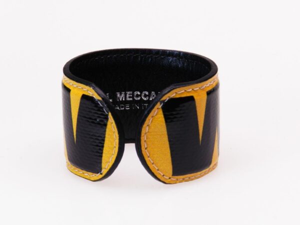 WOMAN BRACELET YELLOW AND BLACK COLOURS "WOW" - Limited Edition Paul Meccanico