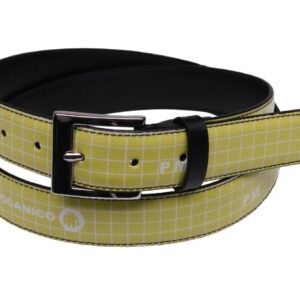 WOMAN'S APPLE GREEN BELT PAUL MECCANICO MADE OF LORRY TARPAULIN - Unique Pieces Paul Meccanico