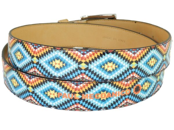 WOMAN'S BELT PAUL MECCANICO. MULTICOLOR WITH PERUVIAN FANTASY. - Paul Meccanico