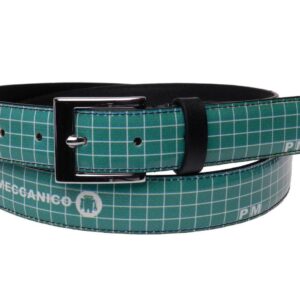 WOMAN'S GREEN BELT PAUL MECCANICO MADE OF LORRY TARPAULIN - Unique Pieces Paul Meccanico