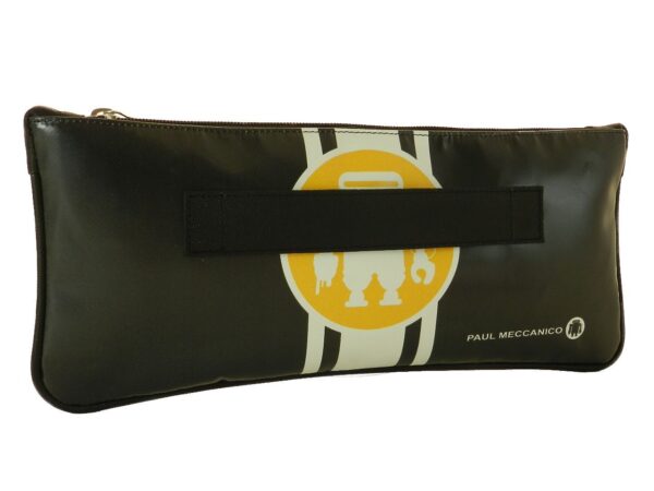 WOMAN'S POCHETTE PAUL MECCANICO. MODEL RIBELLA COLOURS BLACK/WHITE/YELLOW. - Unique Pieces Paul Meccanico